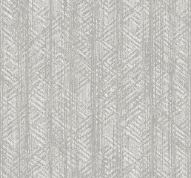 Ronald Redding Designs Winthrop Grey Geometric Wallpaper