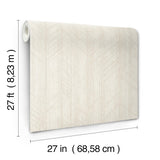 Ronald Redding Designs Winthrop Beige Geometric Wallpaper