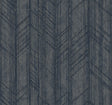 Ronald Redding Designs Winthrop Navy Geometric Wallpaper