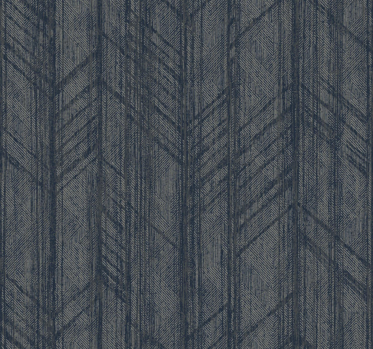 Ronald Redding Designs Winthrop Navy Geometric Wallpaper