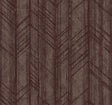 Ronald Redding Designs Winthrop Merlot Geometric Wallpaper