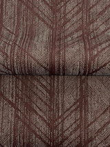 Ronald Redding Designs Winthrop Merlot Geometric Wallpaper