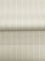 Ronald Redding Designs Elkan Stripe Beige Herringbone Wallpaper