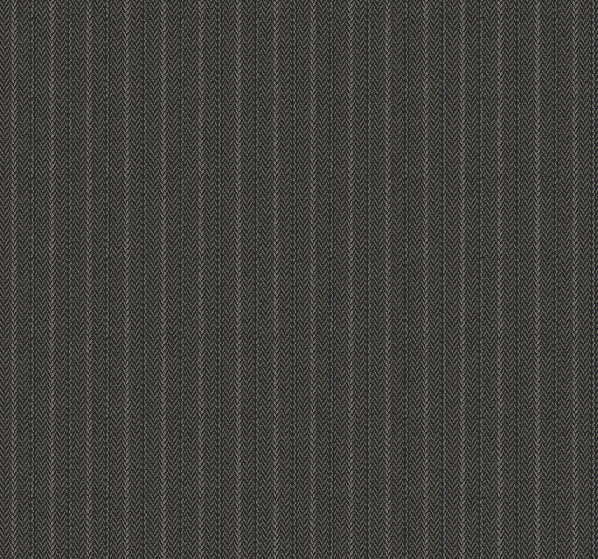 Ronald Redding Designs Elkan Stripe Black Herringbone Wallpaper