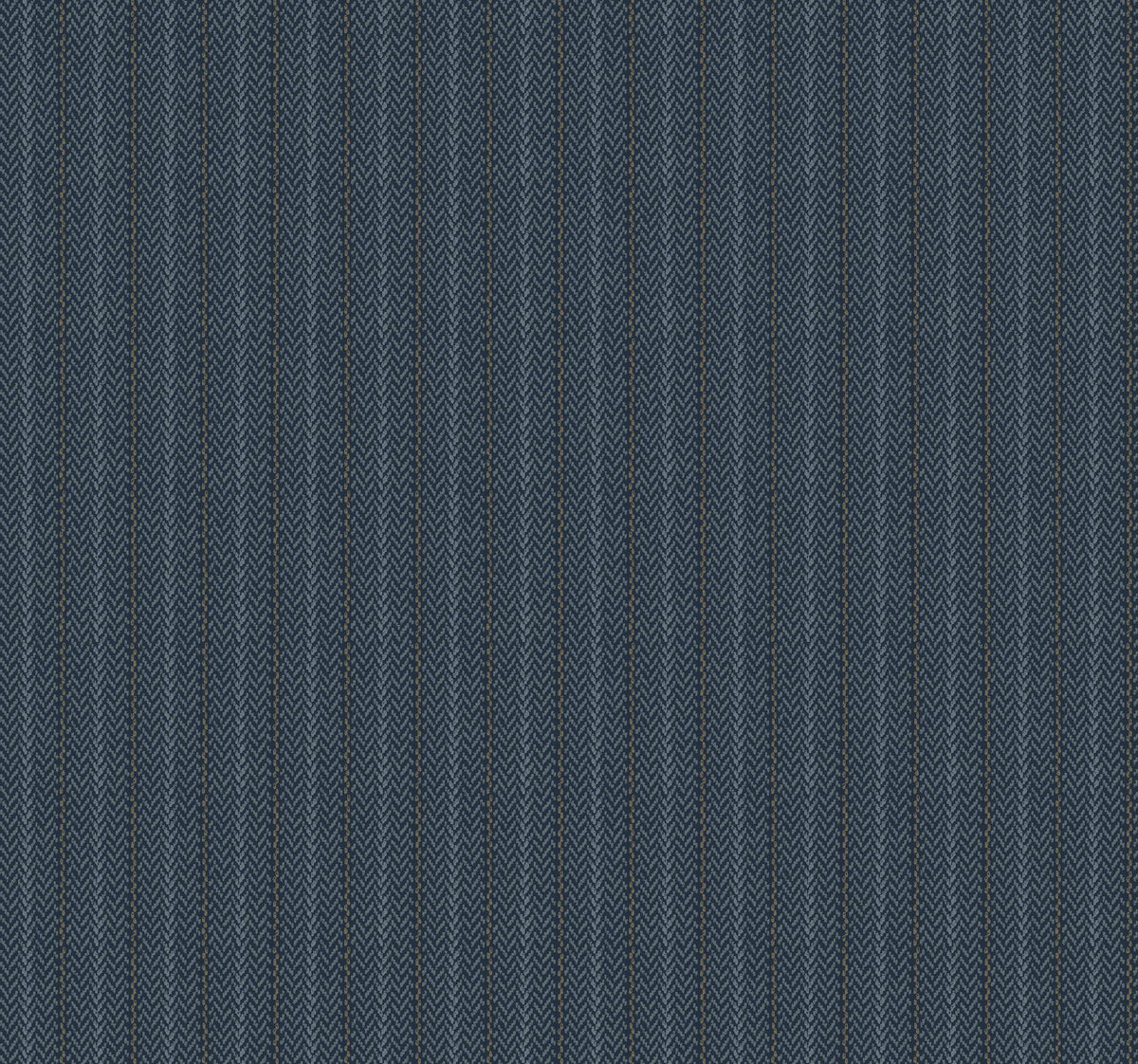 Ronald Redding Designs Elkan Stripe Navy Herringbone Wallpaper