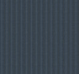 Ronald Redding Designs Elkan Stripe Navy Herringbone Wallpaper