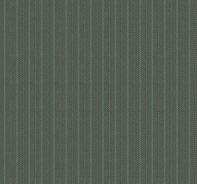 Ronald Redding Designs Elkan Stripe Green Herringbone Wallpaper