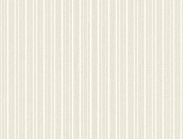 Ronald Redding Designs Ticking Stripe Beige Faux Linen Wallpaper