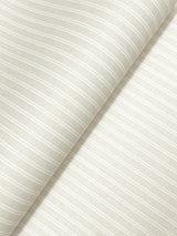 Ronald Redding Designs Ticking Stripe Beige Faux Linen Wallpaper