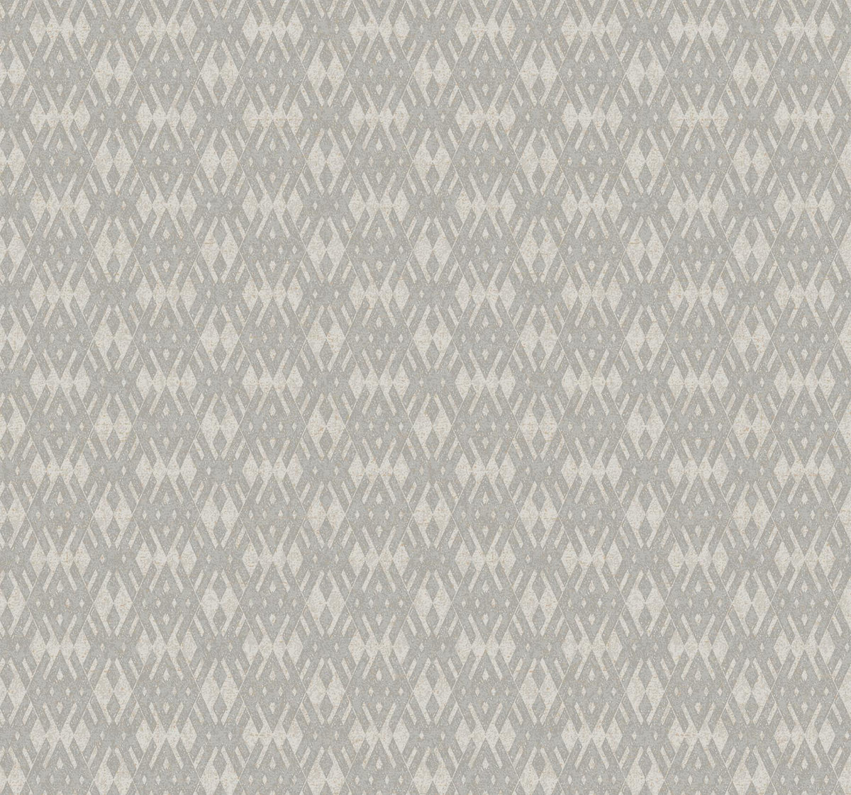 Ronald Redding Designs Radcliffe Grey Diamond Motif Wallpaper