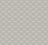 Ronald Redding Designs Radcliffe Grey Diamond Motif Wallpaper