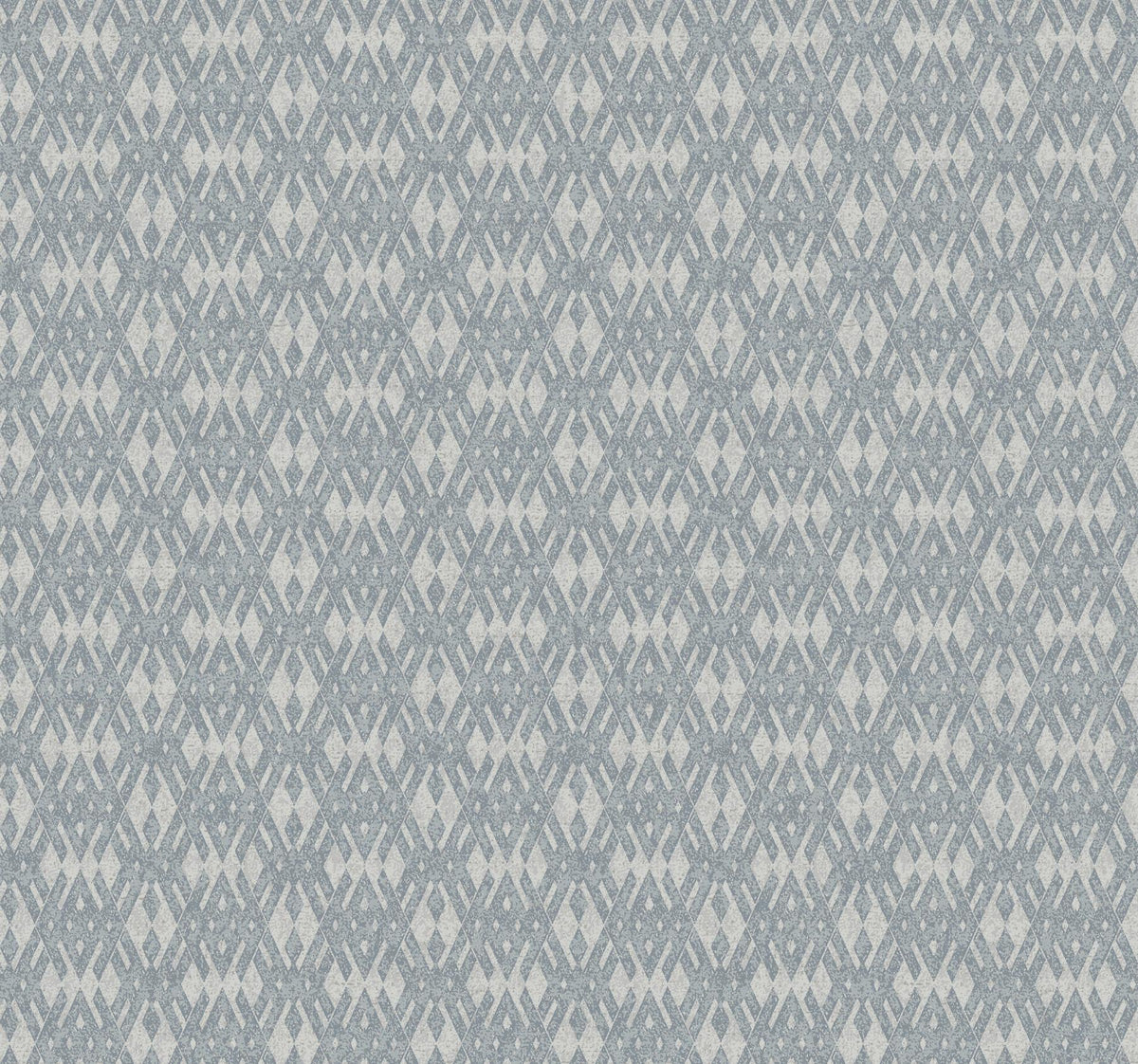 Ronald Redding Designs Radcliffe Blue Diamond Motif Wallpaper