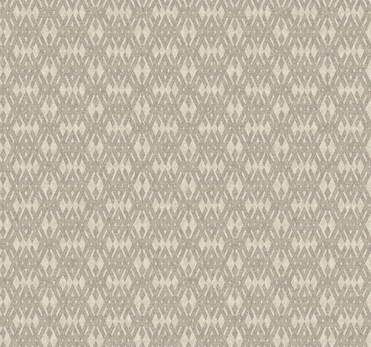 Ronald Redding Designs Radcliffe Taupe Diamond Motif Wallpaper