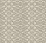 Ronald Redding Designs Radcliffe Taupe Diamond Motif Wallpaper