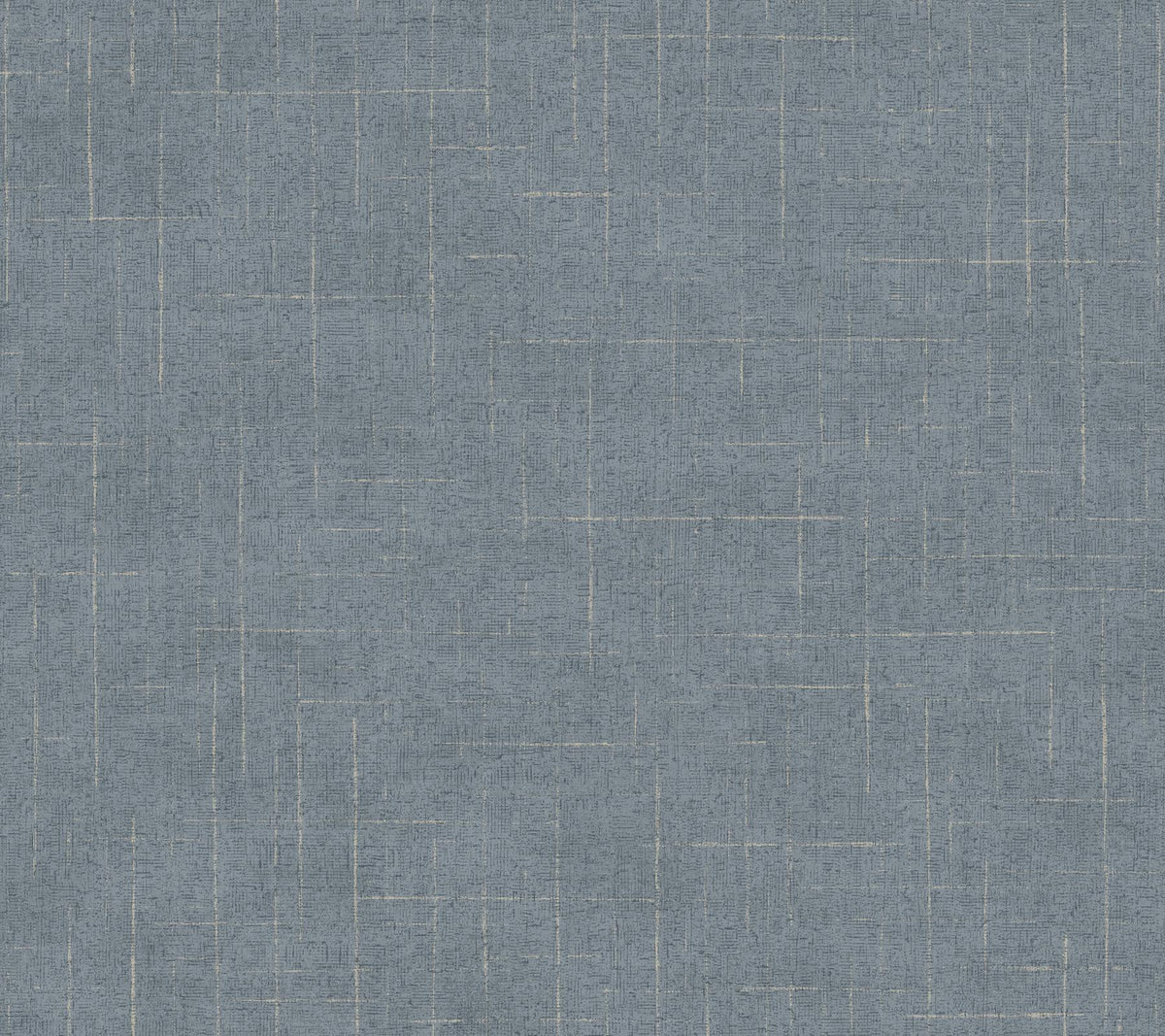 Ronald Redding Designs Saratoga Blue Faux Linen Wallpaper
