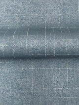 Ronald Redding Designs Saratoga Blue Faux Linen Wallpaper