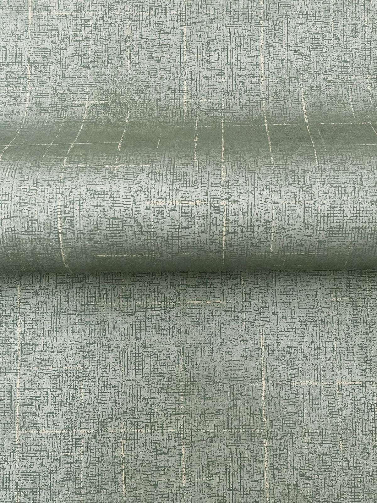 Ronald Redding Designs Saratoga Jade Faux Linen Wallpaper
