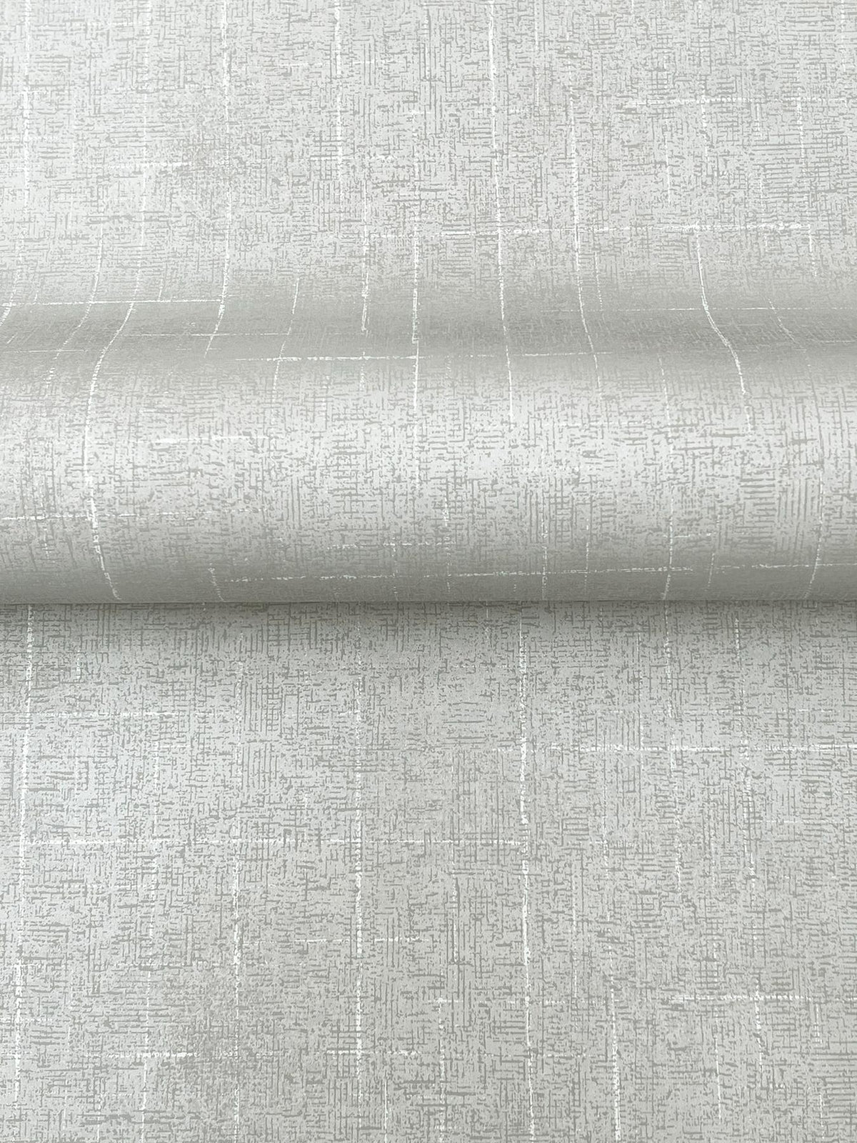 Ronald Redding Designs Saratoga Grey Faux Linen Wallpaper