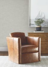Ronald Redding Designs Saratoga Grey Faux Linen Wallpaper
