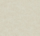Ronald Redding Designs Saratoga Beige Faux Linen Wallpaper
