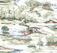 Ronald Redding Designs Hole In One Multicolor Scenic Wallpaper