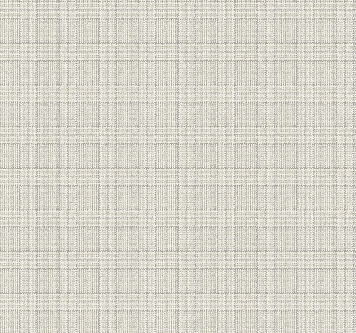 Ronald Redding Designs Harrington Plaid Neutral Glen Check Wallpaper