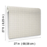 Ronald Redding Designs Harrington Plaid Neutral Glen Check Wallpaper