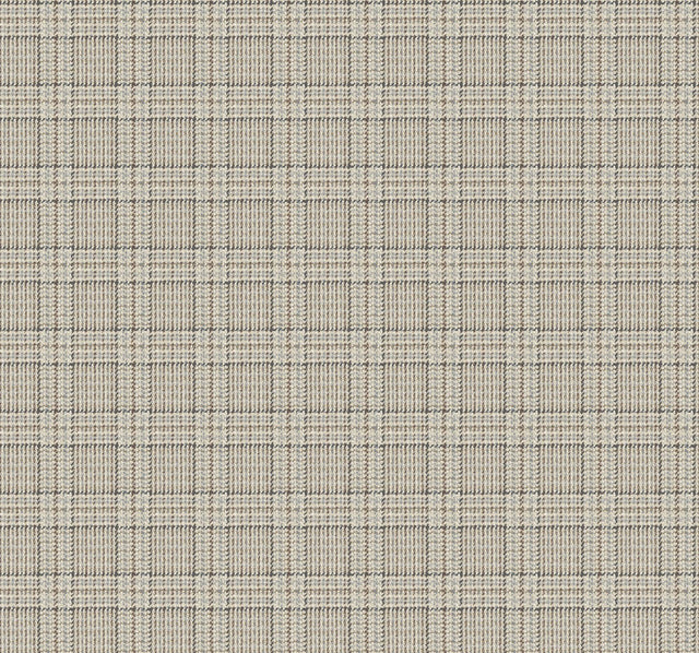 Ronald Redding Designs Harrington Plaid Light Brown Glen Check Wallpaper