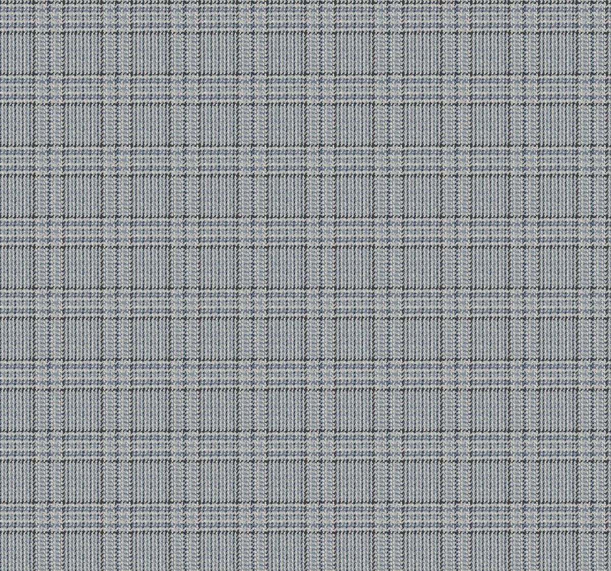 Ronald Redding Designs Harrington Plaid Blue Glen Check Wallpaper