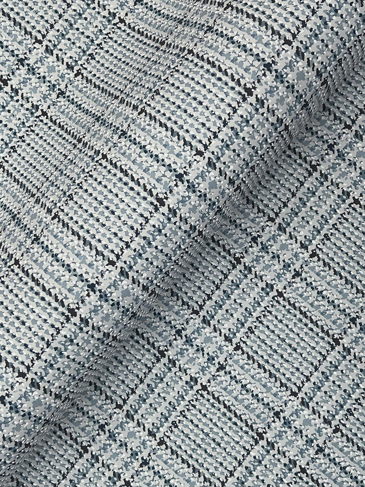 Ronald Redding Designs Harrington Plaid Blue Glen Check Wallpaper