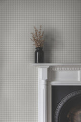 Ronald Redding Designs Watson Dark Grey Houndstooth Wallpaper