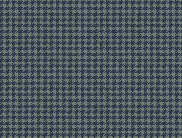 Ronald Redding Designs Watson Sea Green Houndstooth Wallpaper