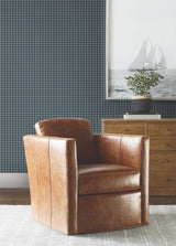 Ronald Redding Designs Watson Sea Green Houndstooth Wallpaper