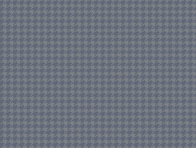 Ronald Redding Designs Watson Blue Houndstooth Wallpaper