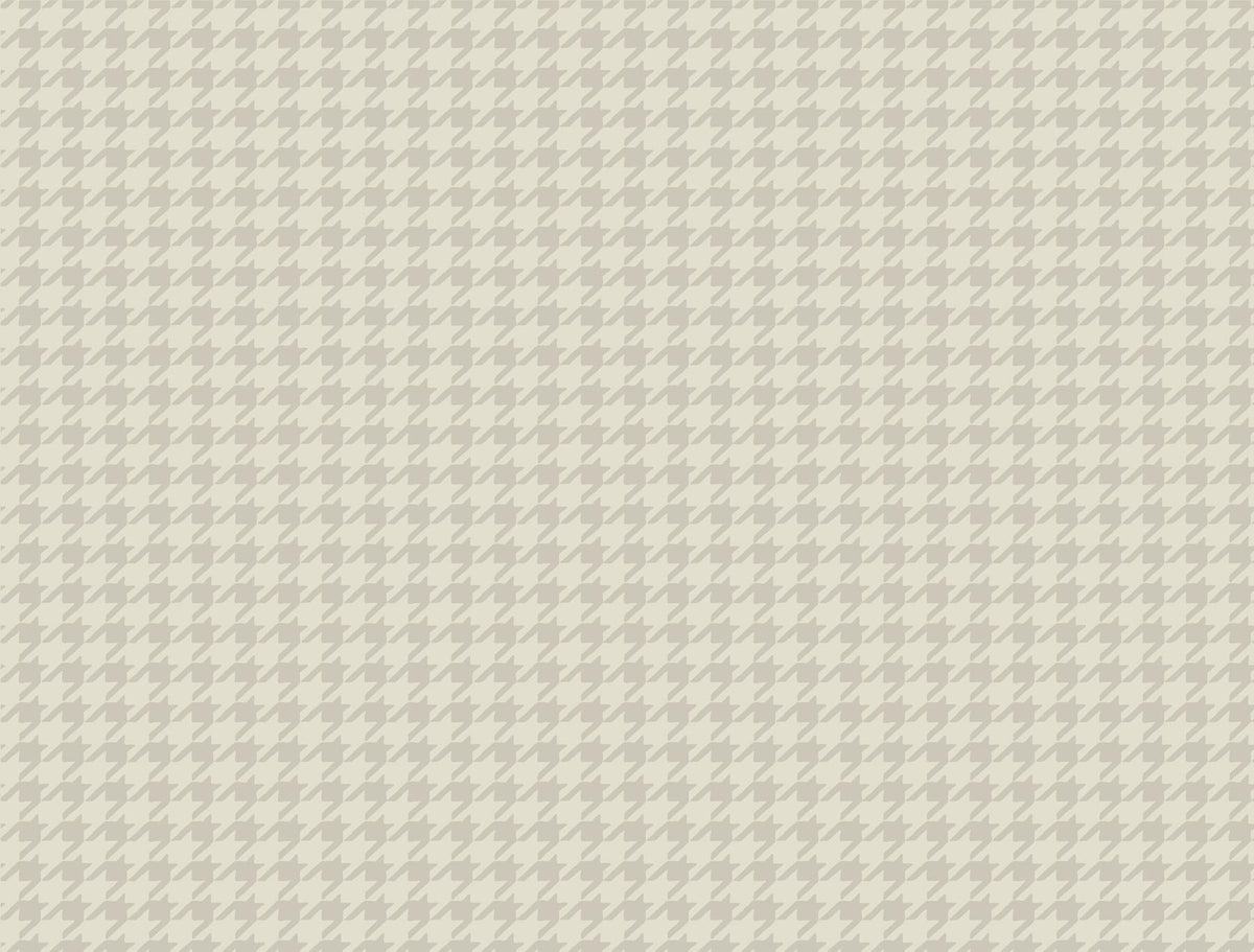Ronald Redding Designs Watson Light Grey Houndstooth Wallpaper