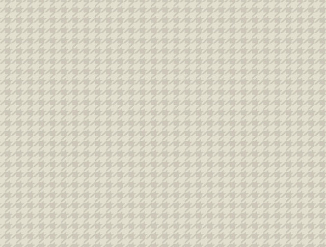 Ronald Redding Designs Watson Light Grey Houndstooth Wallpaper
