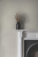 Ronald Redding Designs Watson Light Grey Houndstooth Wallpaper