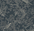 Ronald Redding Designs Regal Ridge Dark Blue Trailing Tree Wallpaper