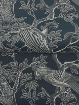 Ronald Redding Designs Regal Ridge Dark Blue Trailing Tree Wallpaper