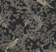 Ronald Redding Designs Regal Ridge Black Trailing Tree Wallpaper