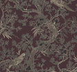 Ronald Redding Designs Regal Ridge Plum Trailing Tree Wallpaper