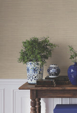 Ronald Redding Designs Warwick Beige Loomed Wallpaper