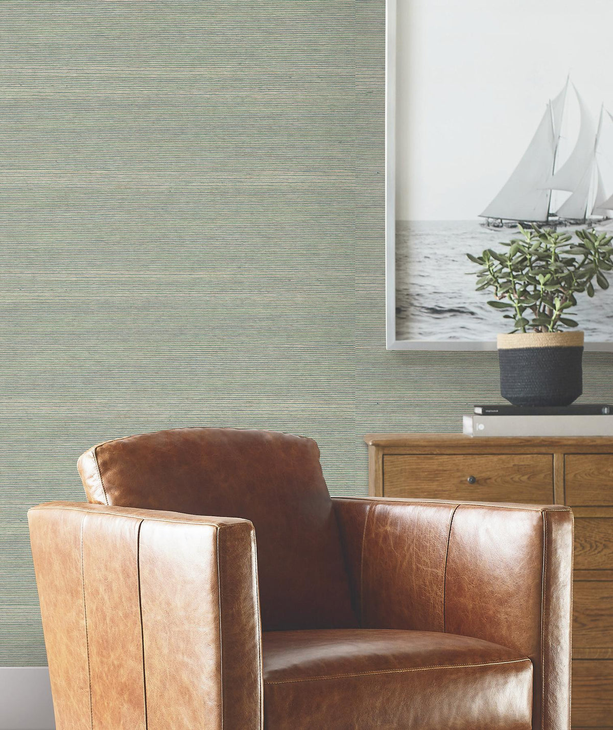Ronald Redding Designs Warwick Moss Loomed Wallpaper