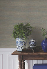 Ronald Redding Designs Warwick Navy Loomed Wallpaper