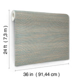 Ronald Redding Designs Warwick Navy Loomed Wallpaper