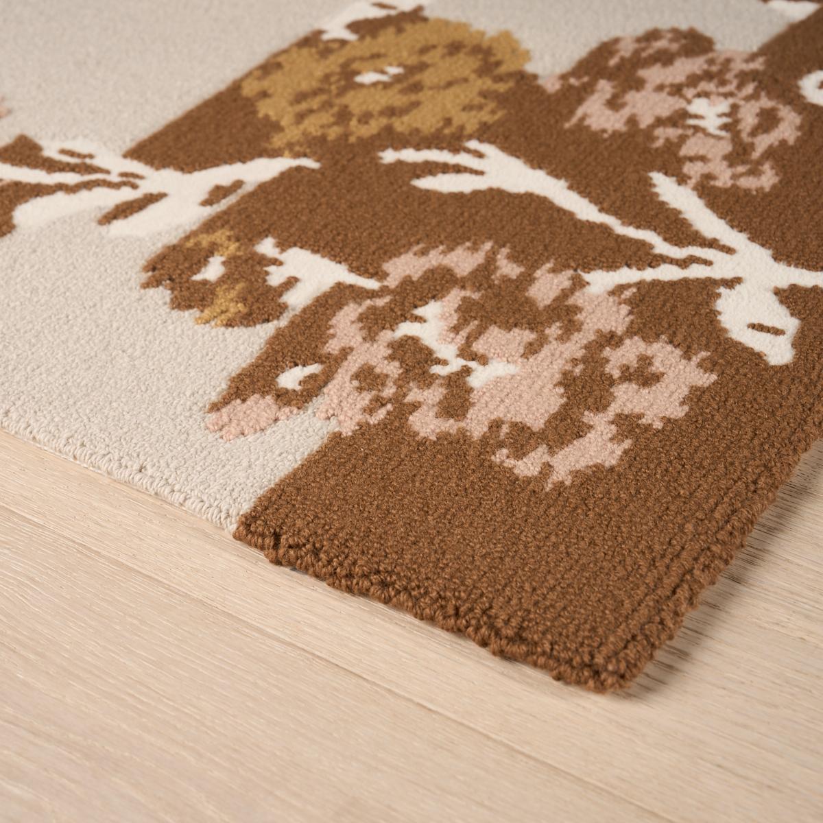 Schumacher Merlot 8' x 8' Trace Of Connection Rug
