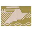 Schumacher Chartreuse 8' x 8' City'S Silent Lines Rug