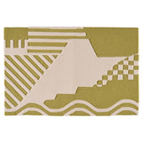 Schumacher Chartreuse 8' x 8' City'S Silent Lines Rug