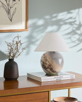 Livabliss Cerava CRVA-001 12"H x 10"W x 10"D Table Lighting