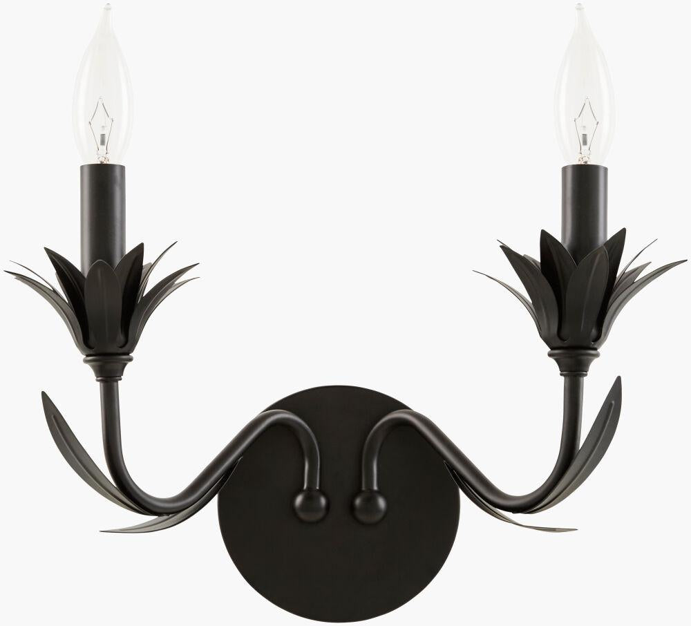 Surya Lustre LSTR-003 9"L x 13"W x 8"H Wall Lighting